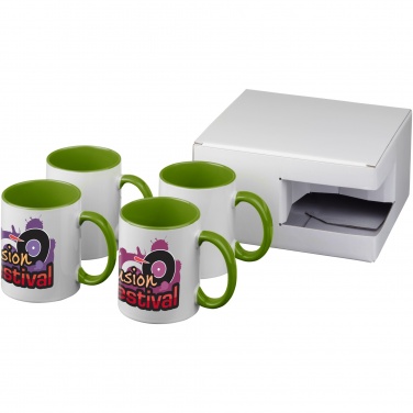 Logotrade Geschäftsgeschenke das Foto: Ceramic Geschenkset mit 4 Bechern mit Sublimationsdruck