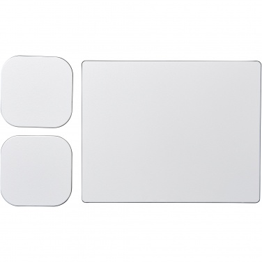 Logotrade Werbeartikel das Foto: Brite-Mat® Mousepad- und Untersetzer-Set 3