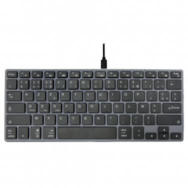 Logotrade werbemittel das Foto: Hybrid Bluetooth Tastatur – AZERTY