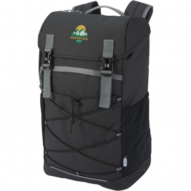 Logotrade Werbeartikel das Foto: Aqua 15,6" GRS recycelter wasserabweisender Laptop-Rucksack 23 L