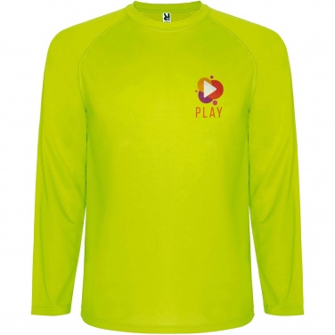 Logotrade Geschäftsgeschenke das Foto: Montecarlo Langarm Sport-Shirt für Männer
