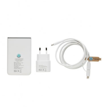 Logotrade werbemittel das Foto: Surge 3-tlg. 20W Type-C Ladeset aus RCS recyceltem PET