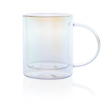 Logotrade werbemittel das Foto: Doppelwandiger Deluxe-Becher aus galvanisiertem Glas