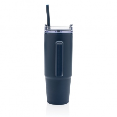 Logotrade Geschäftsgeschenke das Foto: Tana Becher aus RCS recyceltem Kunststoff mit Griff 900ml