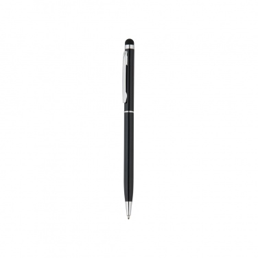 Logotrade Werbeartikel das Foto: Schlanker Aluminiumkugelschreiber mit Stylus