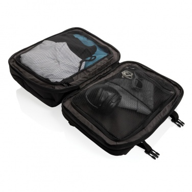 Logotrade Firmengeschenke das Foto: Swiss Peak AWARE™ RPET 15.6" erweiterbarer Wochenendrucksack