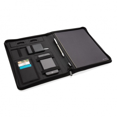 Logotrade Geschäftsgeschenke das Foto: Air 5W Wireless Charging Portfolio A4 mit 5.000mAh Powerbank