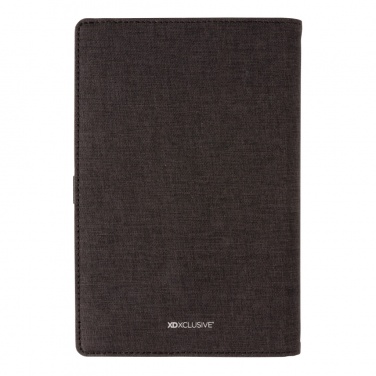 Logotrade Werbegeschenke das Foto: Air 5W Wireless Charging nachfüllbares Journal-Cover A5