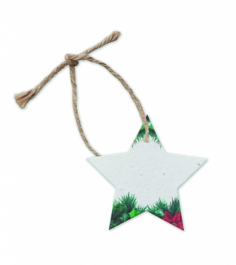 Logotrade Werbegeschenke das Foto: Weihnachtsschmuck Samenpapier