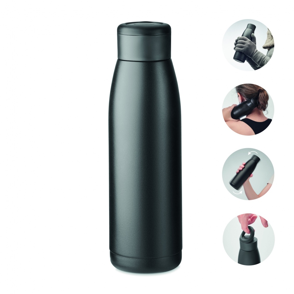 Logotrade Logogeschenke das Foto: Doppelwandige Flasche 400 ml