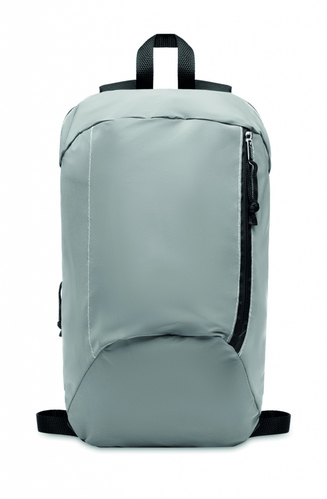 Logotrade Geschäftsgeschenke das Foto: Reflektierender Rucksack 600D