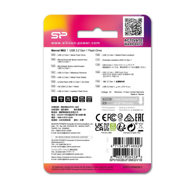 Logotrade Geschäftsgeschenke das Foto: USB-Stick Silicon Power Marvel - M02 3.2 16GB