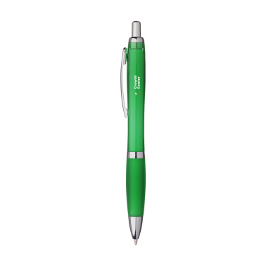 Logotrade Werbegeschenke das Foto: Athos Solid GRS recycelter ABS-Stift