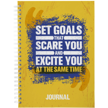 Logotrade Werbegeschenke das Foto: Desk-Mate® A5 Hardcover Journal
