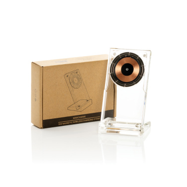 Logotrade Logogeschenke das Foto: Magcharge 15W magnetische Wireless-Charging-Stand