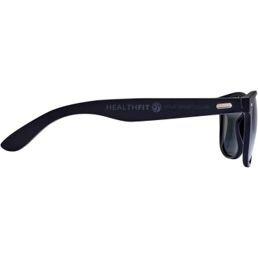 Logotrade Geschäftsgeschenke das Foto: Arlo Bambus Sonnenbrille mit schwarzer Beschichtung