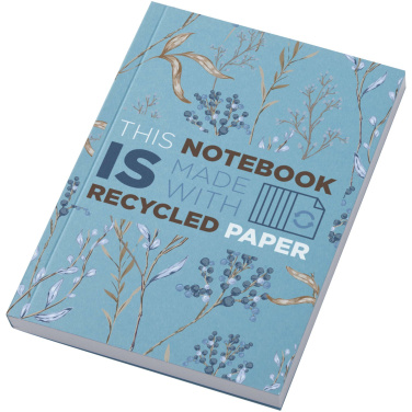 Logotrade Firmengeschenke das Foto: Novella Austen A6 Softcover Notizbuch aus Recyclingmaterial – 100 Blatt