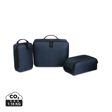 Logotrade Logogeschenke das Foto: Renew AWARE™ rPET 3-teiliges Packing-Cube-Set