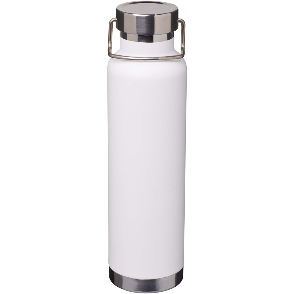 Logotrade Firmengeschenke das Foto: Thor 650 ml RCS-zertifizierte Kupfer-Vakuum Isolierflasche aus recyceltem Edelstahl