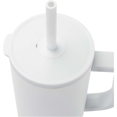 Logotrade werbemittel das Foto: Brady 900 ml RCS-zertifizierter Isolierbecher mit Silikon Trinkhalm