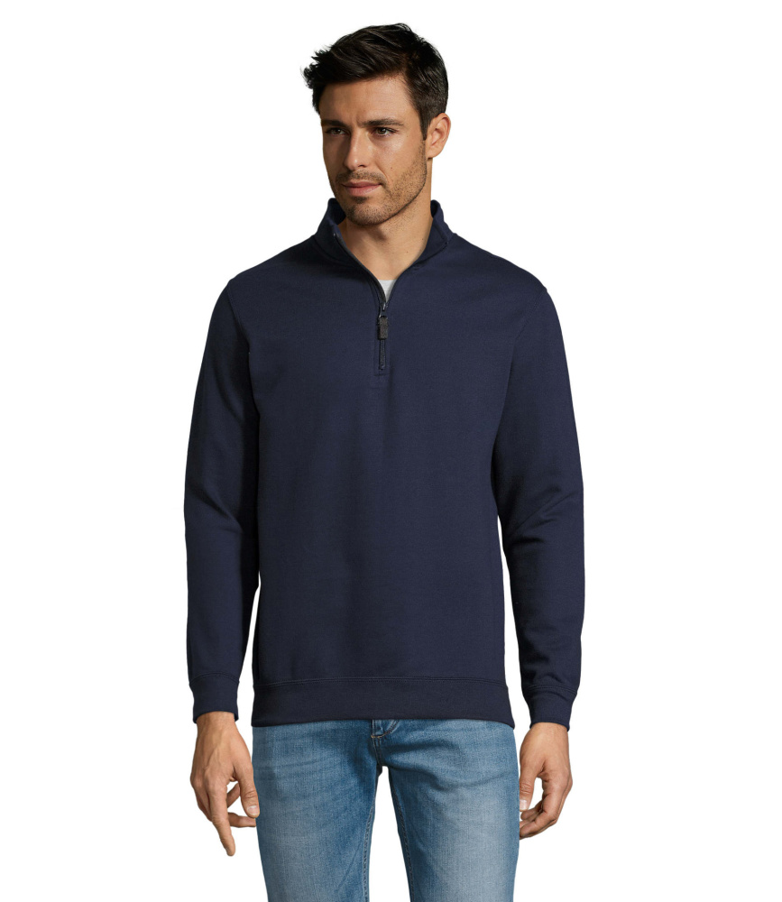 Logotrade Werbeartikel das Foto: STAN Sweater Zip Kragen 260