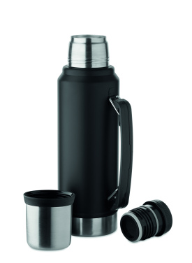 Logotrade Firmengeschenke das Foto: Doppelwandige Flasche 1L