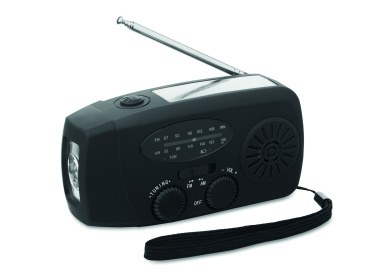 Logotrade Werbegeschenke das Foto: AM/FM Radio mit Taschenlampe