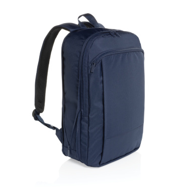 Logotrade Geschäftsgeschenke das Foto: Flexpack Aware™ Expandable Slim RPET 15,6" Laptop-Rucksack