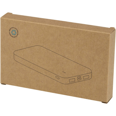 Logotrade Werbegeschenke das Foto: Intan 10 W 10.000 mAh Powerbank aus recyceltem Kunststoff