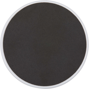 Logotrade Logogeschenke das Foto: Alcor Klappbare magnetische Smartphonehalterung aus recyceltem Kunststoff mit Bambusdetails