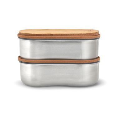Logotrade Logogeschenke das Foto: Black+Blum Stainless Steel Double Bento Box