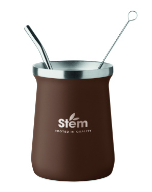 Logotrade Firmengeschenke das Foto: Yerba-Mate-Becher 240ml