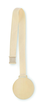 Logotrade Werbeartikel das Foto: Medaille aus Holz