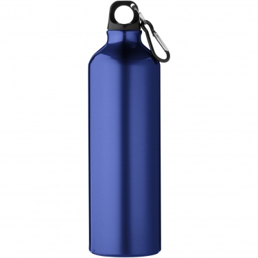 Logo trade promotional item photo of: Oregon 770 ml aluminium water bottle with carabiner