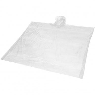 Logo trade promotional products picture of: Ziva disposable rain poncho with storage pouch