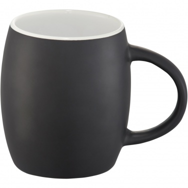 Logotrade promotional merchandise photo of: Hearth 400 ml ceramic mug with wooden coaster