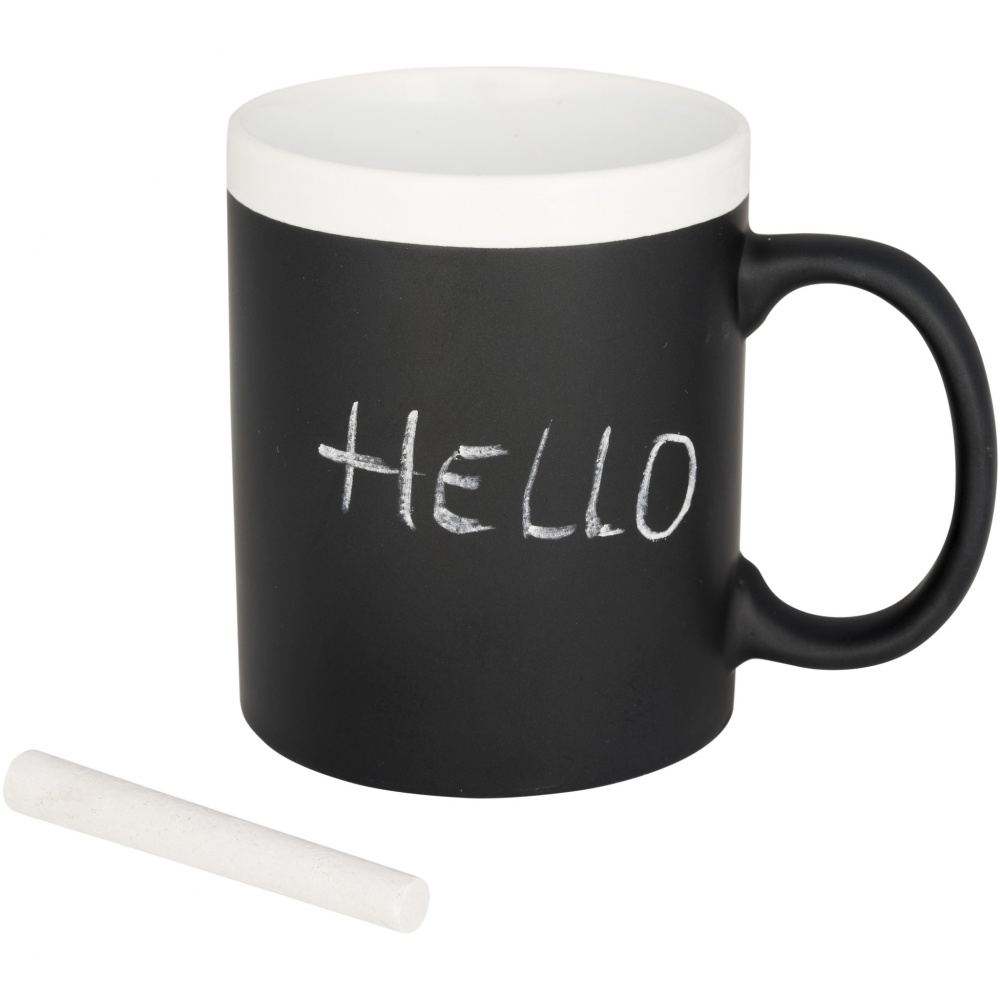 Logotrade promotional giveaway image of: Chalk-write 330 ml ceramic mug
