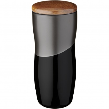 Logo trade promotional products image of: Double-walled ceramic tumbler Reno 370 ml