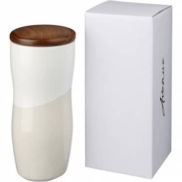 Logotrade corporate gift picture of: Double-walled ceramic tumbler Reno 370 ml