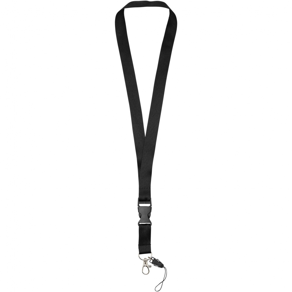Logotrade promotional gift picture of: Sagan phone holder lanyard with detachable buckle