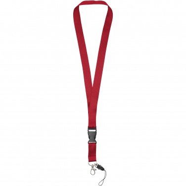 Logo trade corporate gifts image of: Sagan phone holder lanyard with detachable buckle