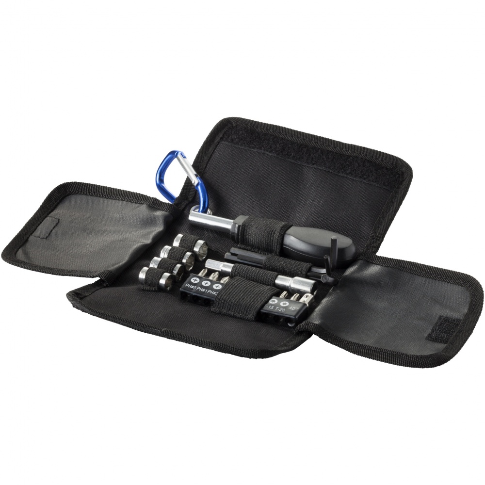 Logo trade advertising products picture of: Flint 19-piece tool set