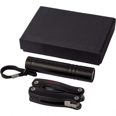 Logo trade advertising product photo of: Scout multi-function knife and LED flashlight set
