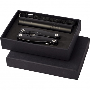 Logo trade promotional items picture of: Scout multi-function knife and LED flashlight set