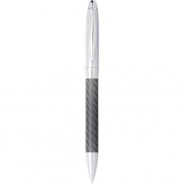 Logo trade promotional merchandise image of: Winona ballpoint pen with carbon fibre details