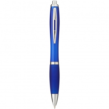 Logo trade advertising products picture of: Nash ballpoint pen with coloured barrel and grip