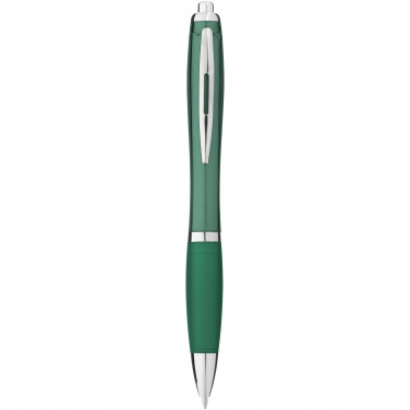 Logo trade promotional merchandise picture of: Nash ballpoint pen with coloured barrel and grip