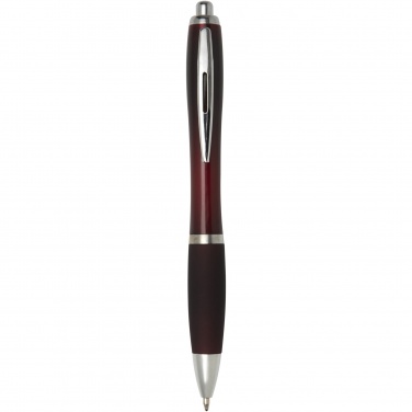 Logo trade promotional gifts image of: Nash ballpoint pen with coloured barrel and grip