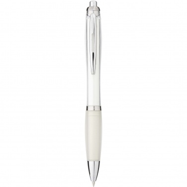 Logotrade promotional products photo of: Nash ballpoint pen with coloured barrel and grip