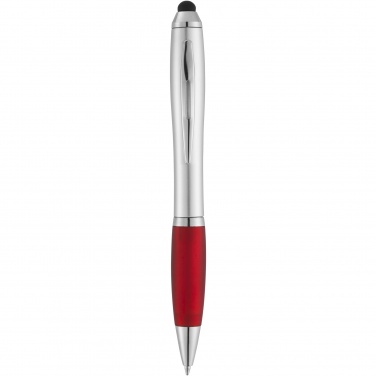 Logo trade corporate gifts picture of: Nash stylus ballpoint with coloured grip